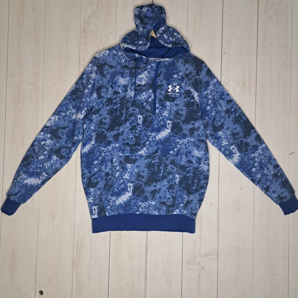 Skater Streetwear Athleisure Under Armour Men's S Rival Fleece Cloud Dye Hoodie